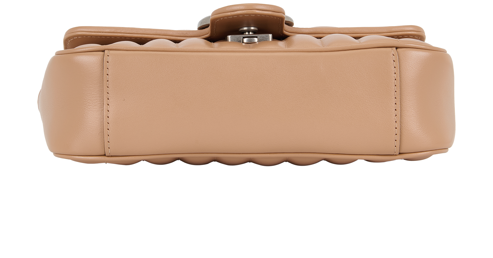 GG Marmont Mini Shoulder Bag, &pound;850, Handbags, Beige, Leather, Top view